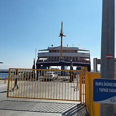 En Eceabat: ¡el ferry a Asia!